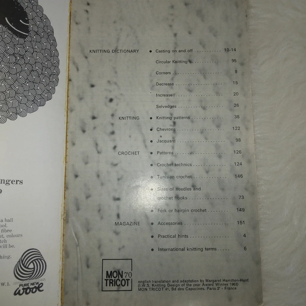 BOOK Knitting Dictionary 800 Stitches Patterns